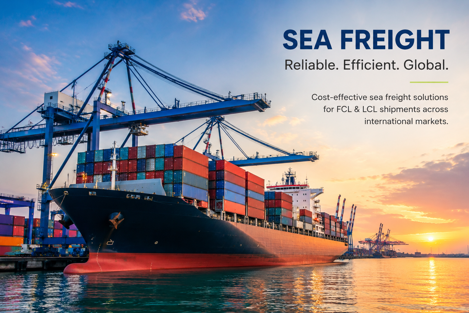 Sea Freight: A Practical Guide to FCL and LCL Shipping
